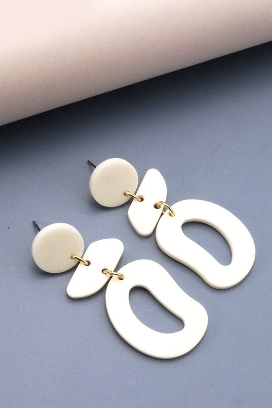 IRREGULAR GEO DROP EARRINGS