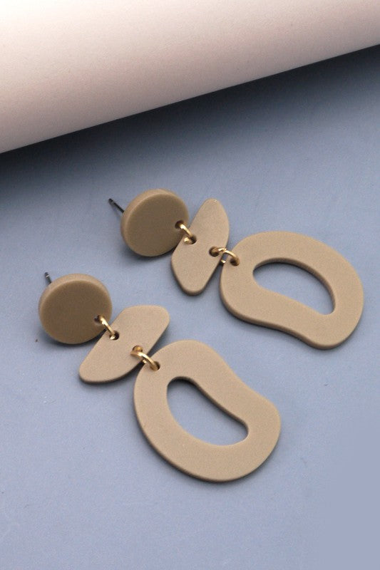 IRREGULAR GEO DROP EARRINGS