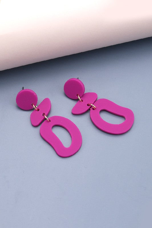 IRREGULAR GEO DROP EARRINGS