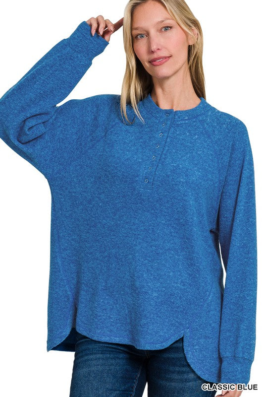 Button Hacci Sweater
