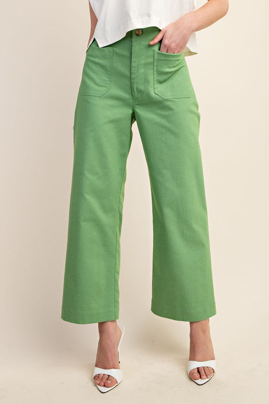 ANKLE CROPPED SUMMER PANTS