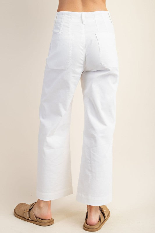 ANKLE CROPPED SUMMER PANTS