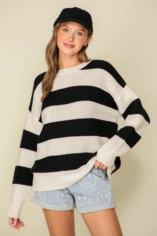 Striped Game Day Sweater