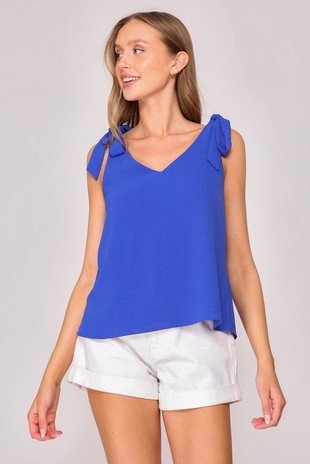 Self Tie Strap Cami Top