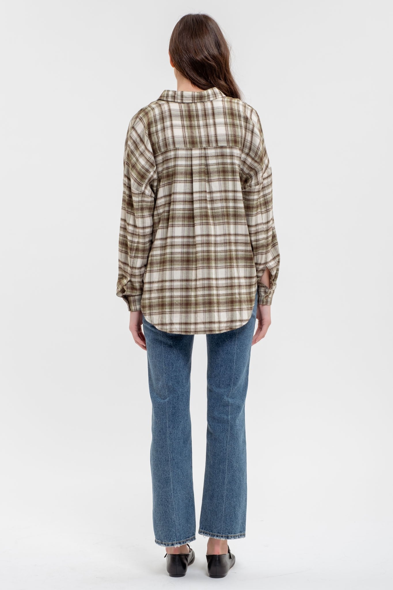 BUTTON DOWN PLAID FLANNEL
