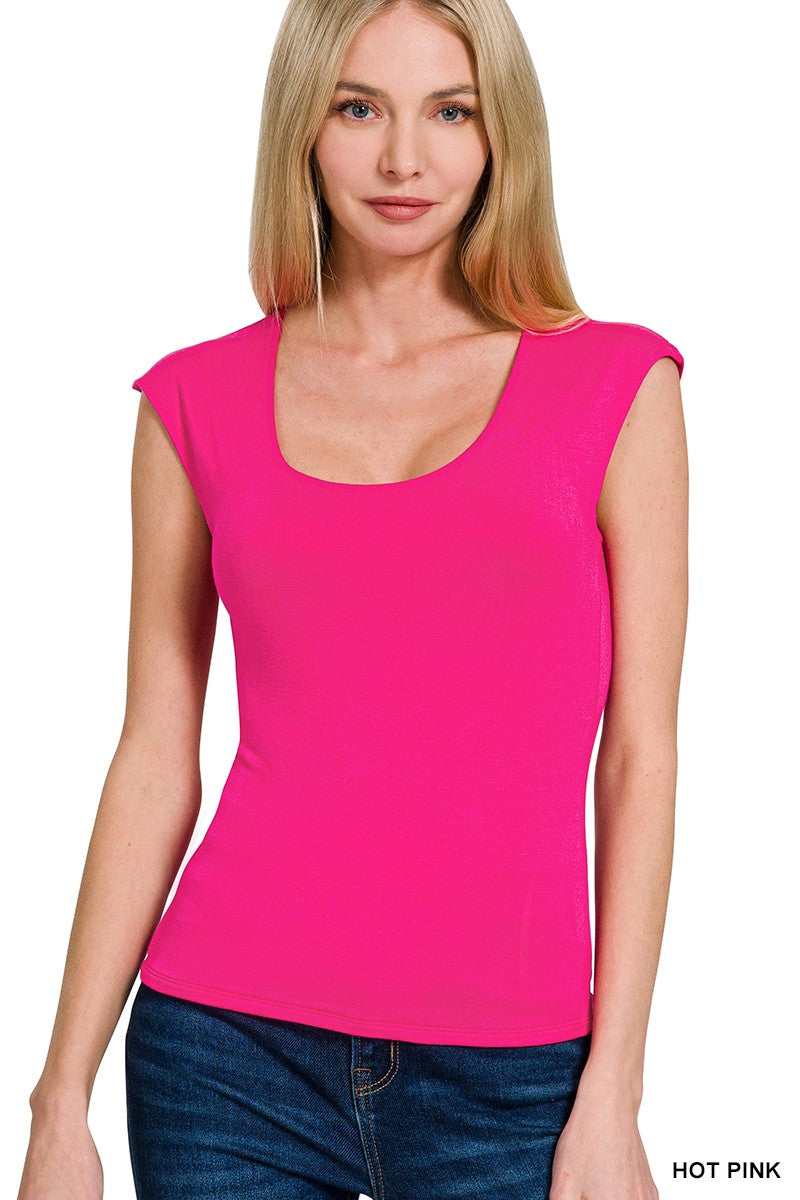 Double Layered Sleeveless Top