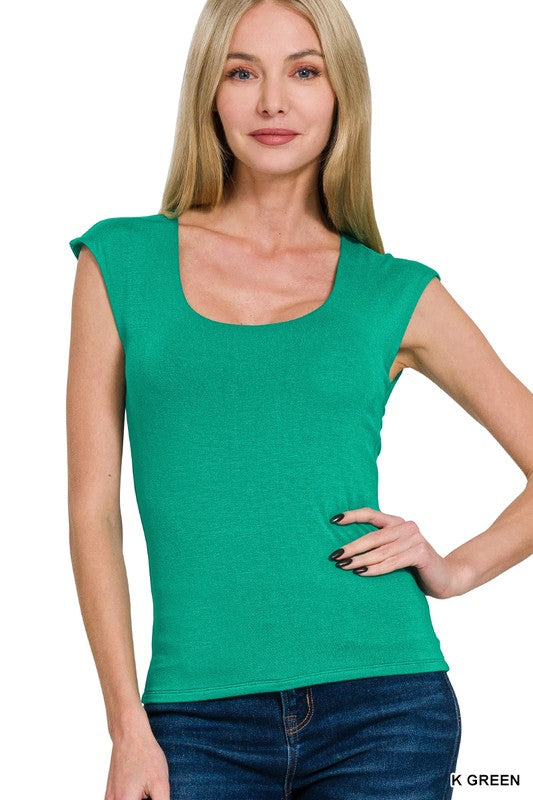 Double Layered Sleeveless Top
