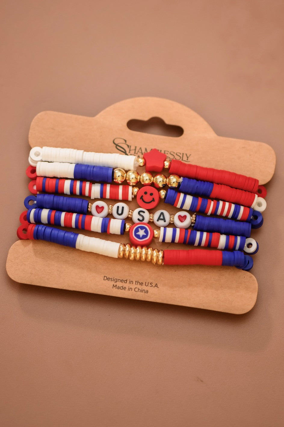 4th Of July Bracelet Stack
