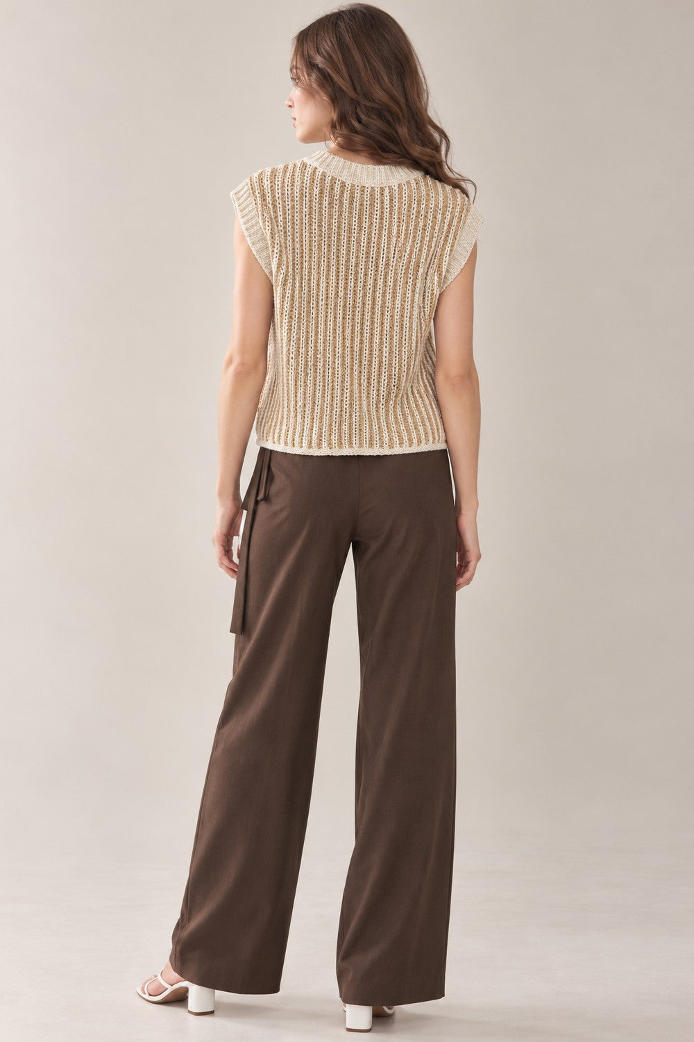 Ribbed sweater vest