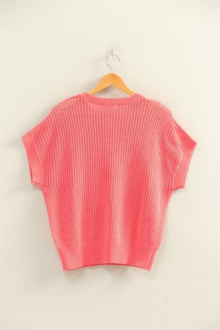 Open Knit Top