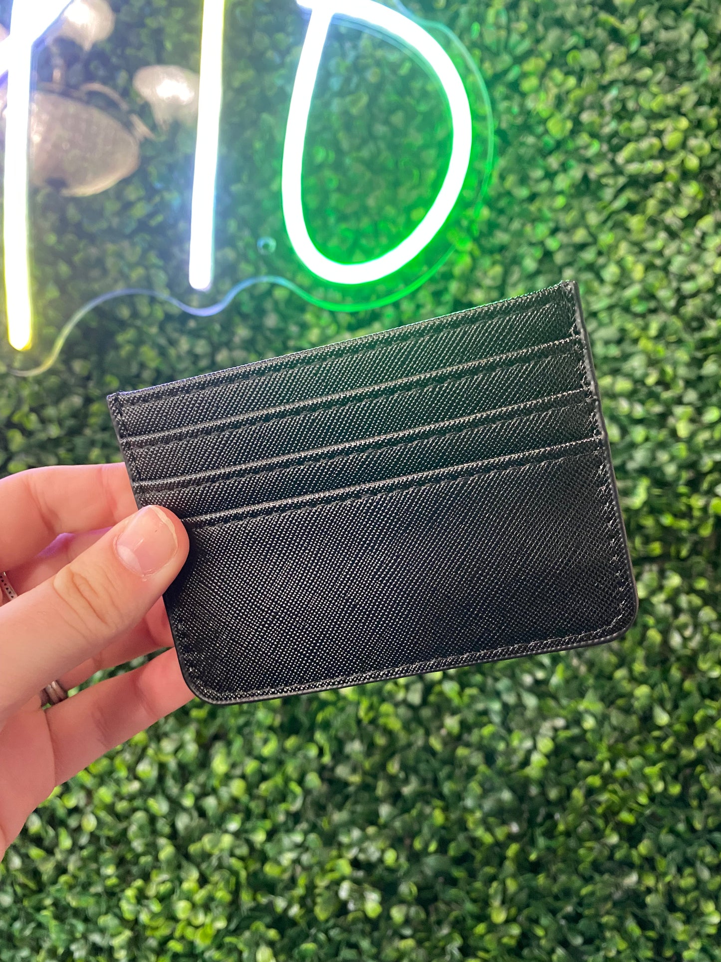 LEATHER CARD HOLDER