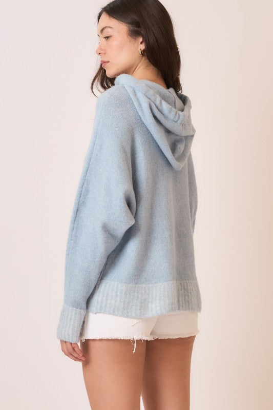 Soft Knit Pullover Hoodie