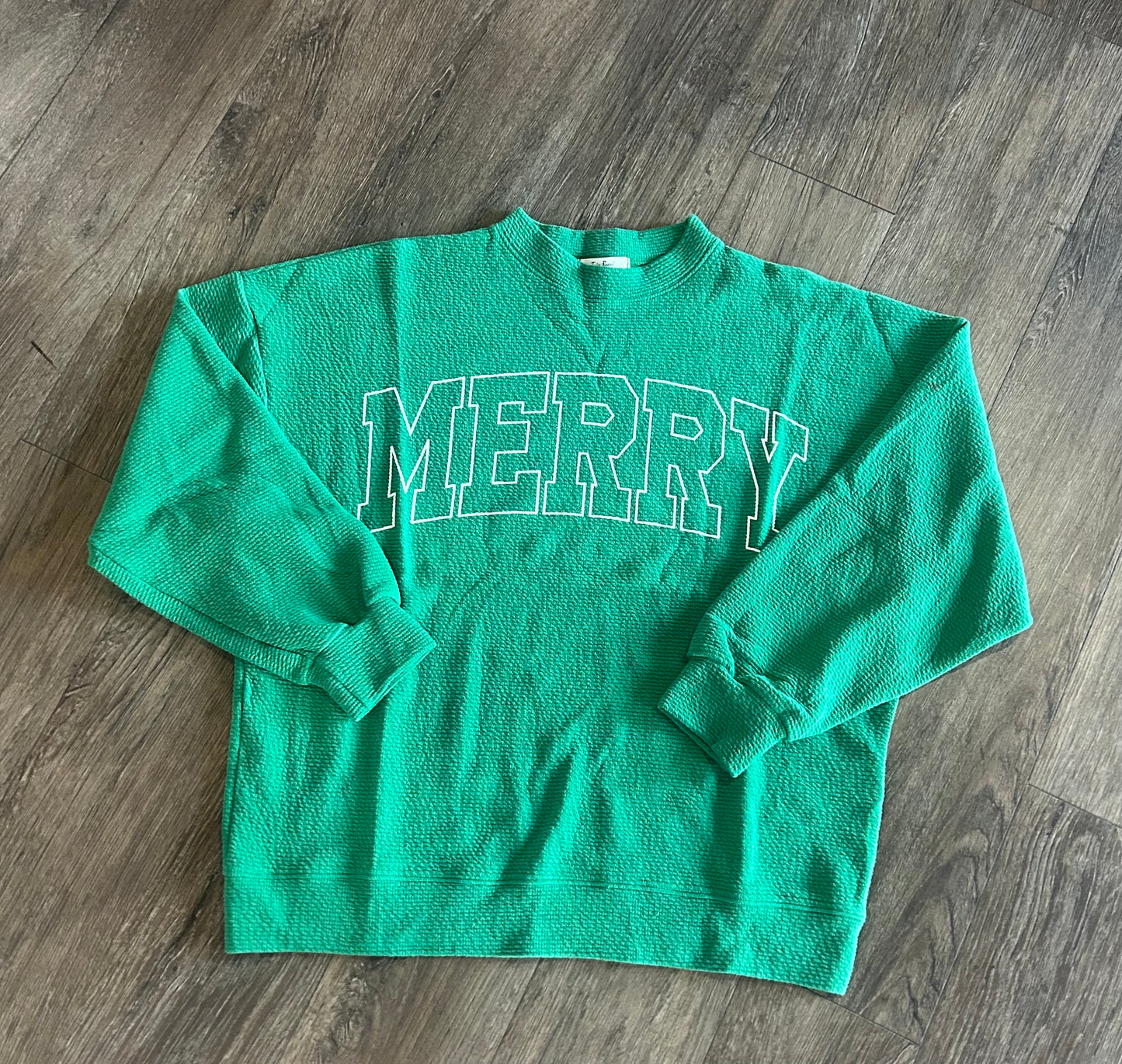 Festive “Merry” Sweatshirt