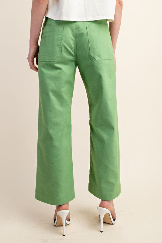 ANKLE CROPPED SUMMER PANTS