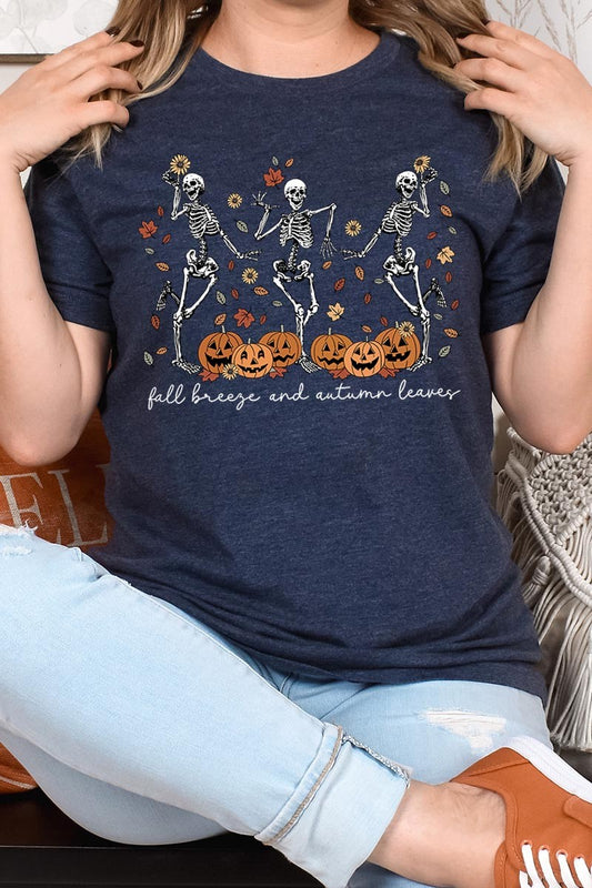 FALL BREEZE AND AUTUMN LEAVES T-SHIRT