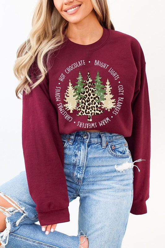 Christmas Trees Longsleeve Sweatshirt