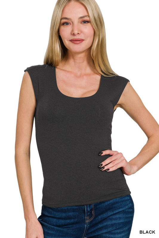 Double Layered Sleeveless Top