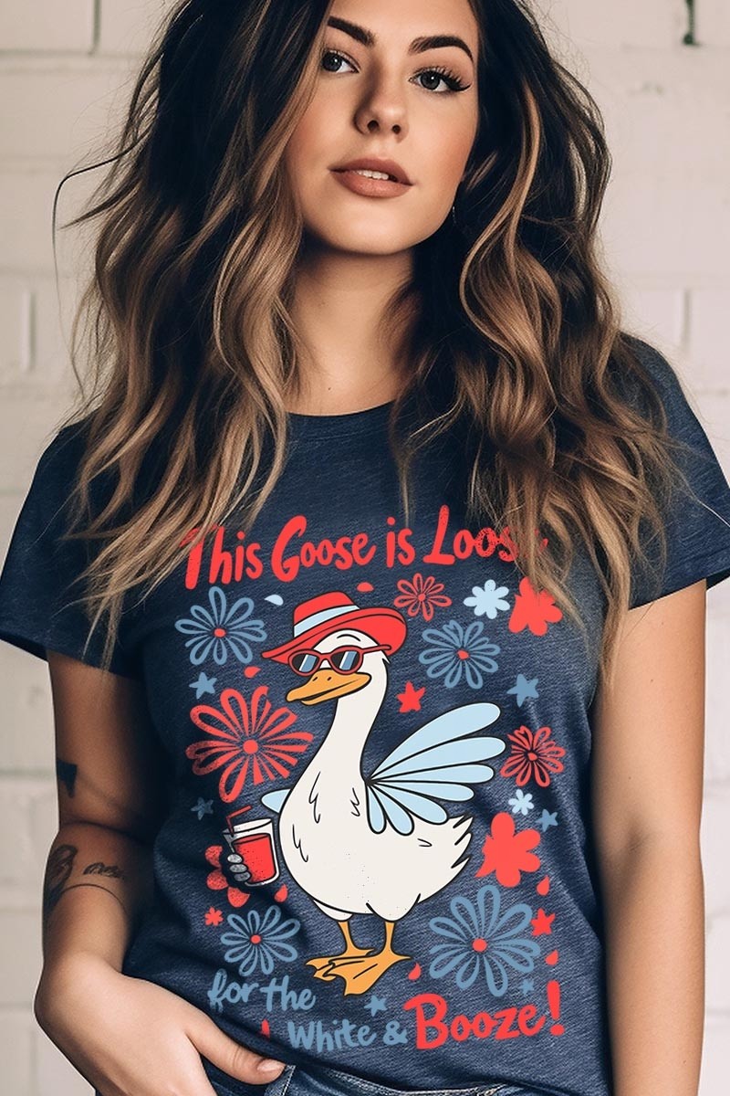 4th Of July Goose Graphic Tee