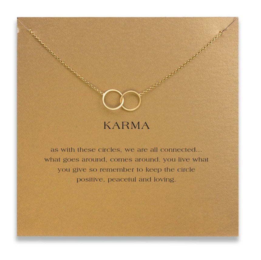 Karma Gold Necklace