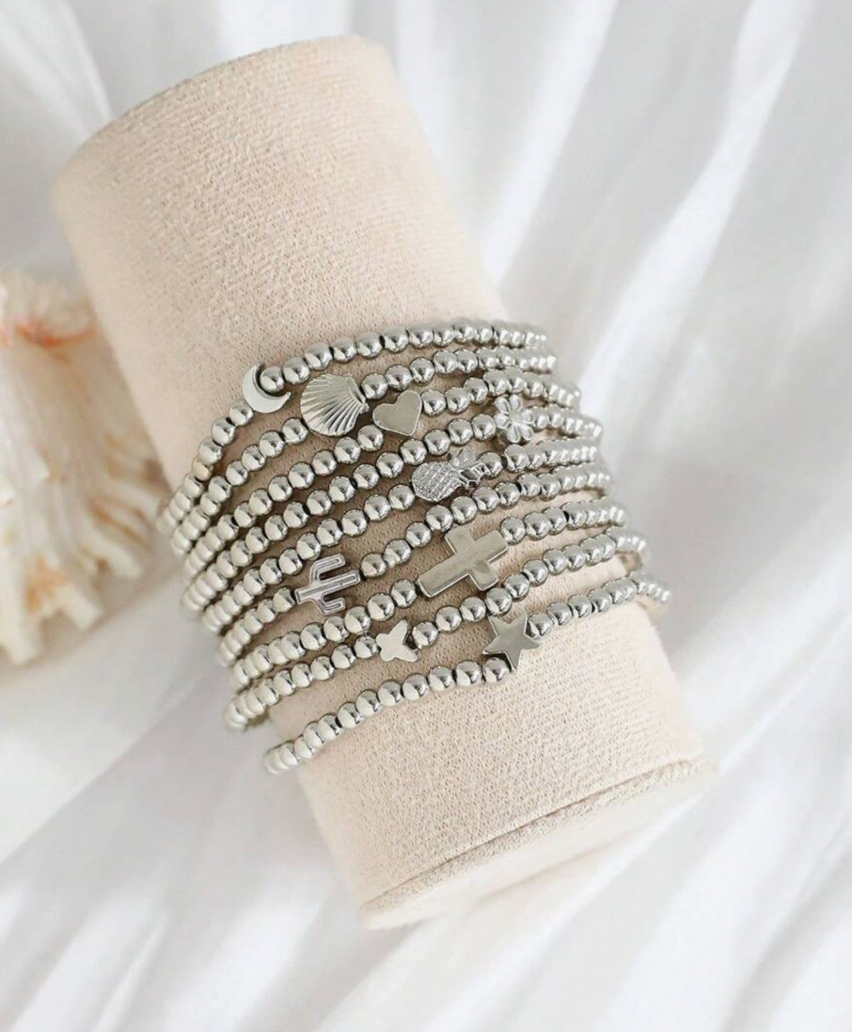 Silver Bracelet Set