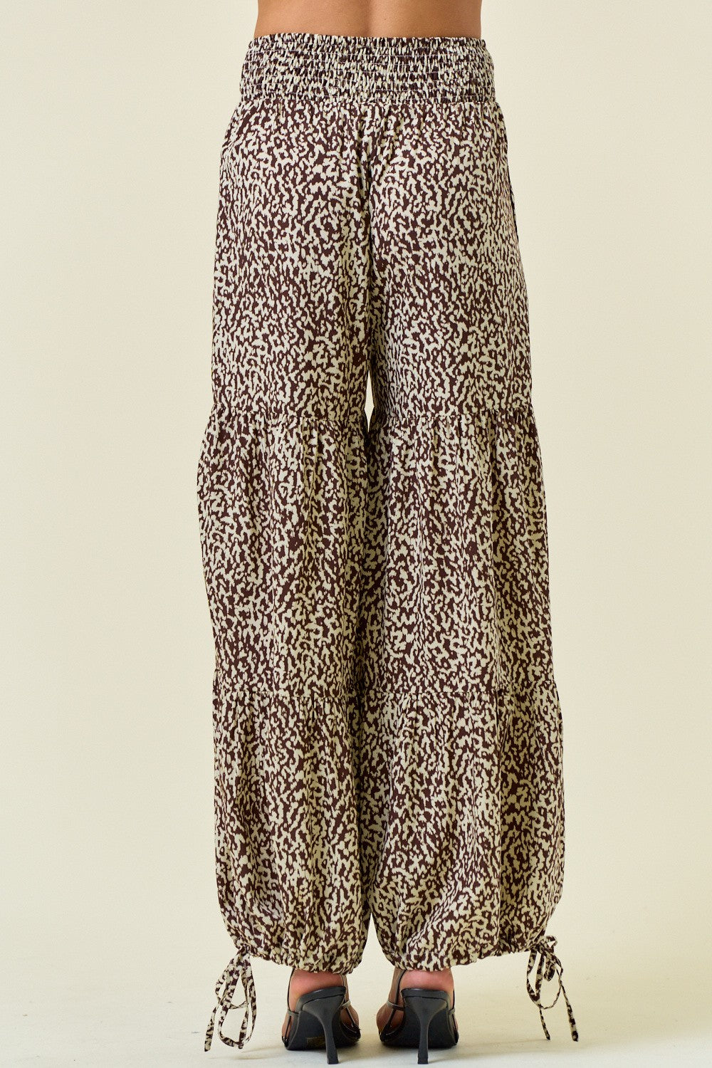 Tiered Wide Leg Pants