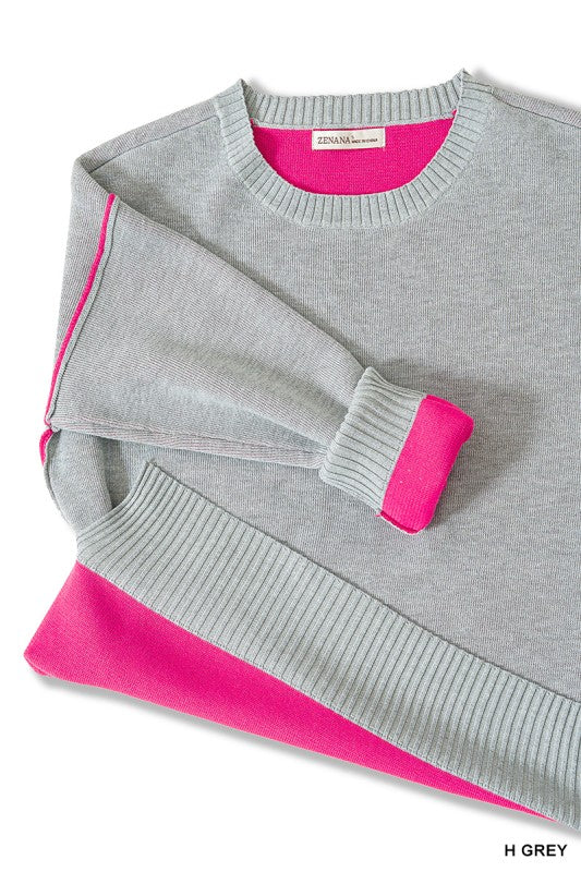 Trim Sweater