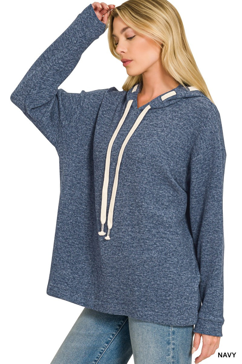 Soft Brushed Hacci Hoodie