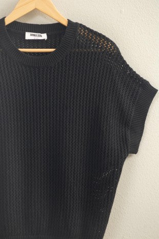 Open Knit Top