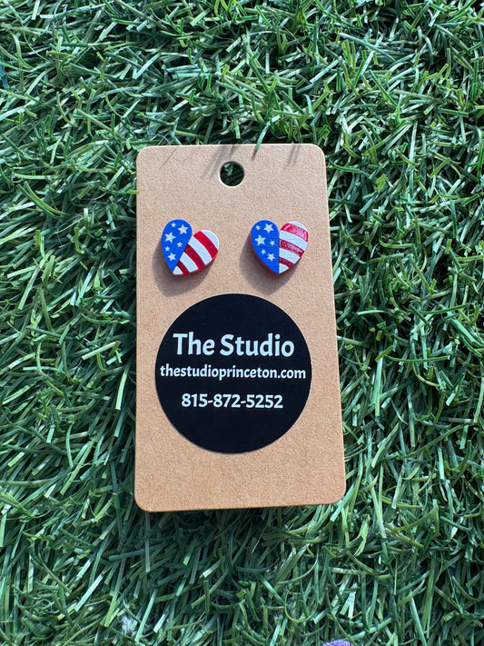 Fourth of July Stud Earrrings