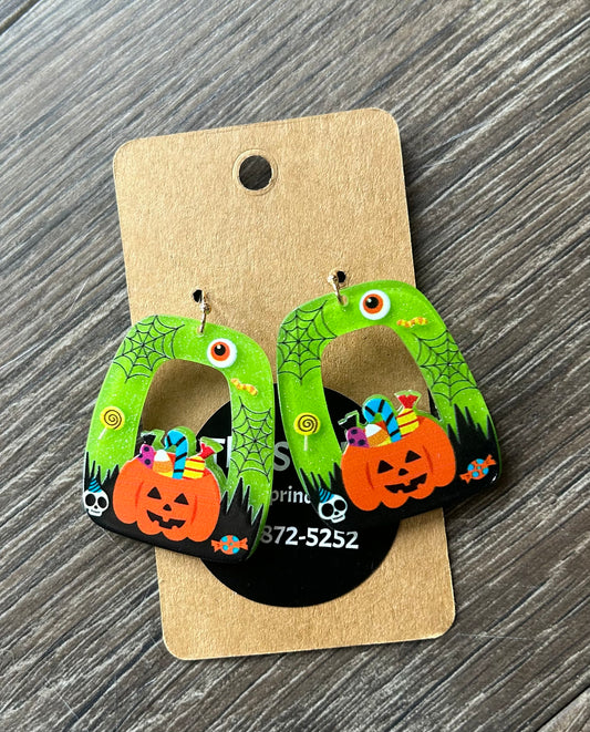 Candy Pumpkin Earrings