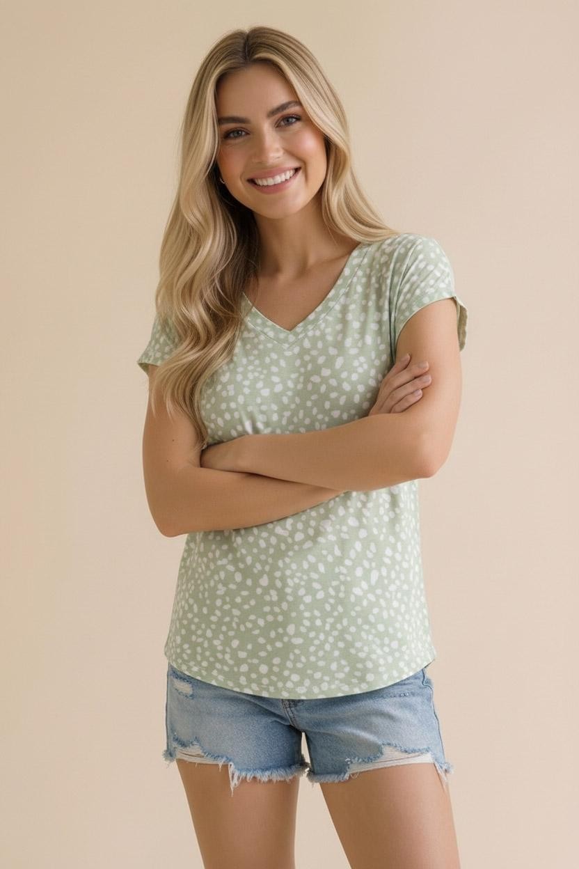 Banded Drop Shoulder Top