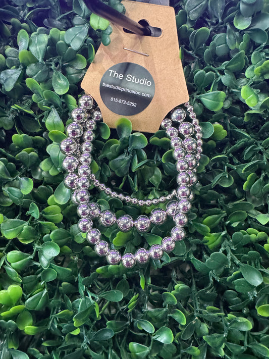 Sliver beads Bracelet