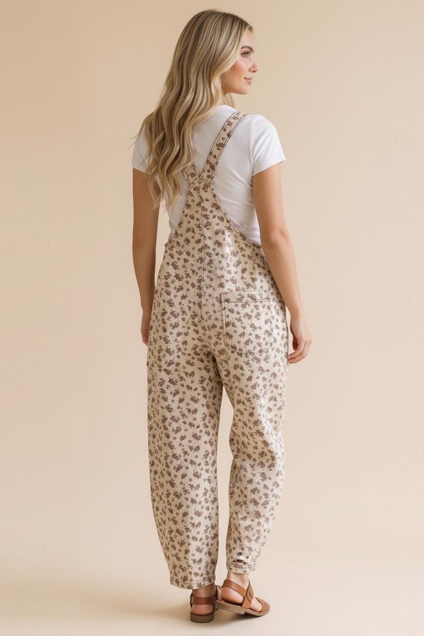 Barrel Legged floral jumpsuit
