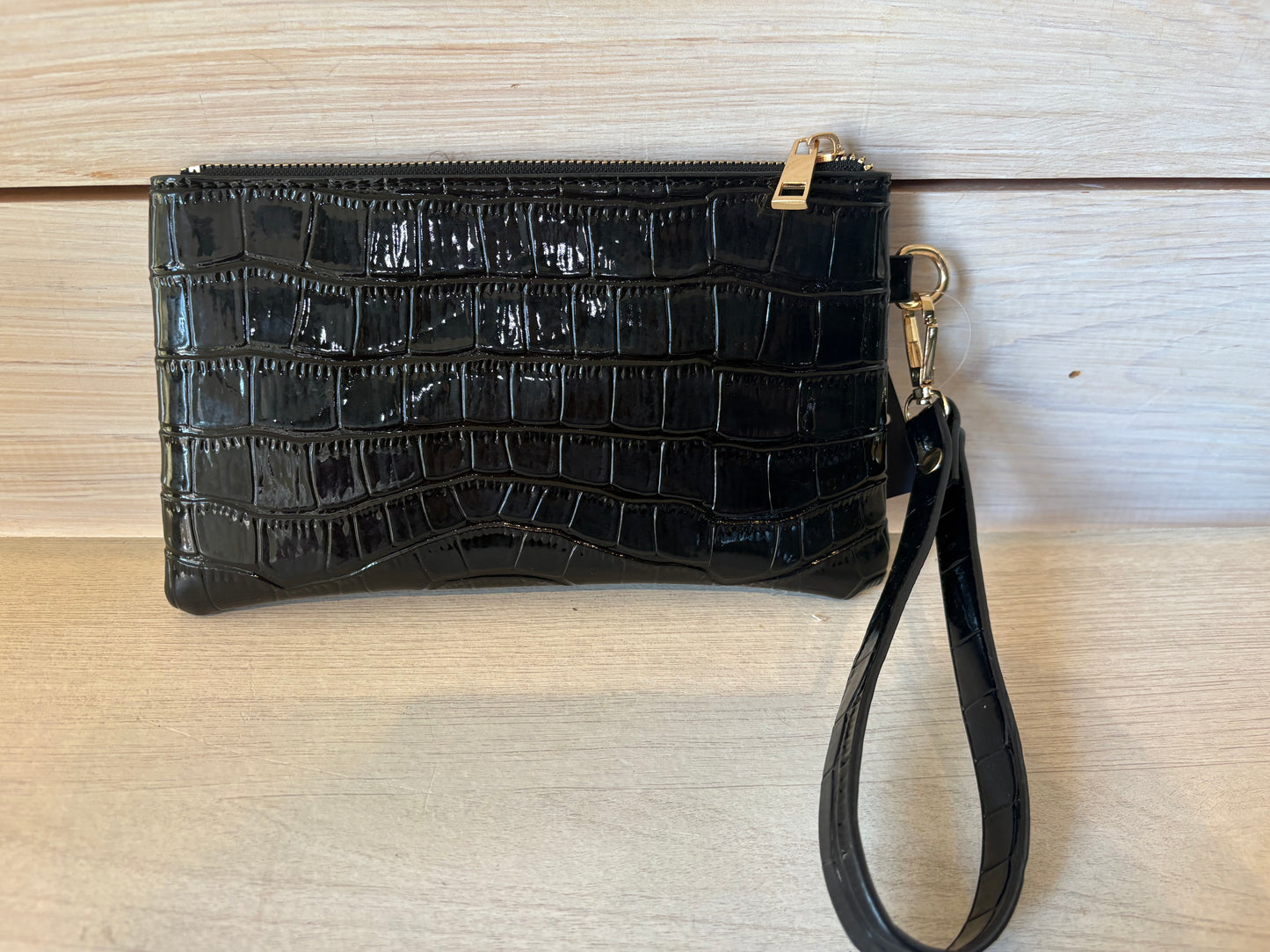 Black Scale Clutch