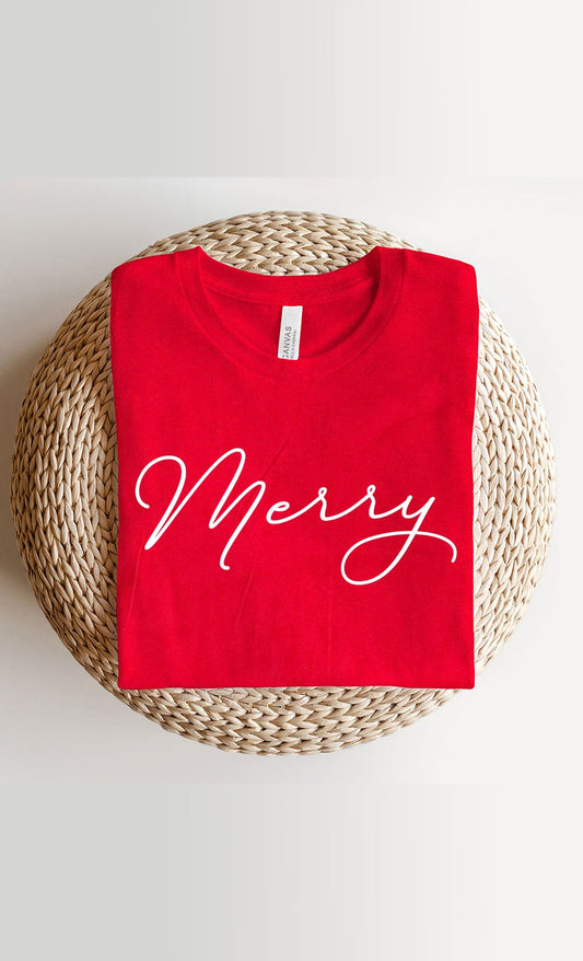 BASIC MERRY T-SHIRT