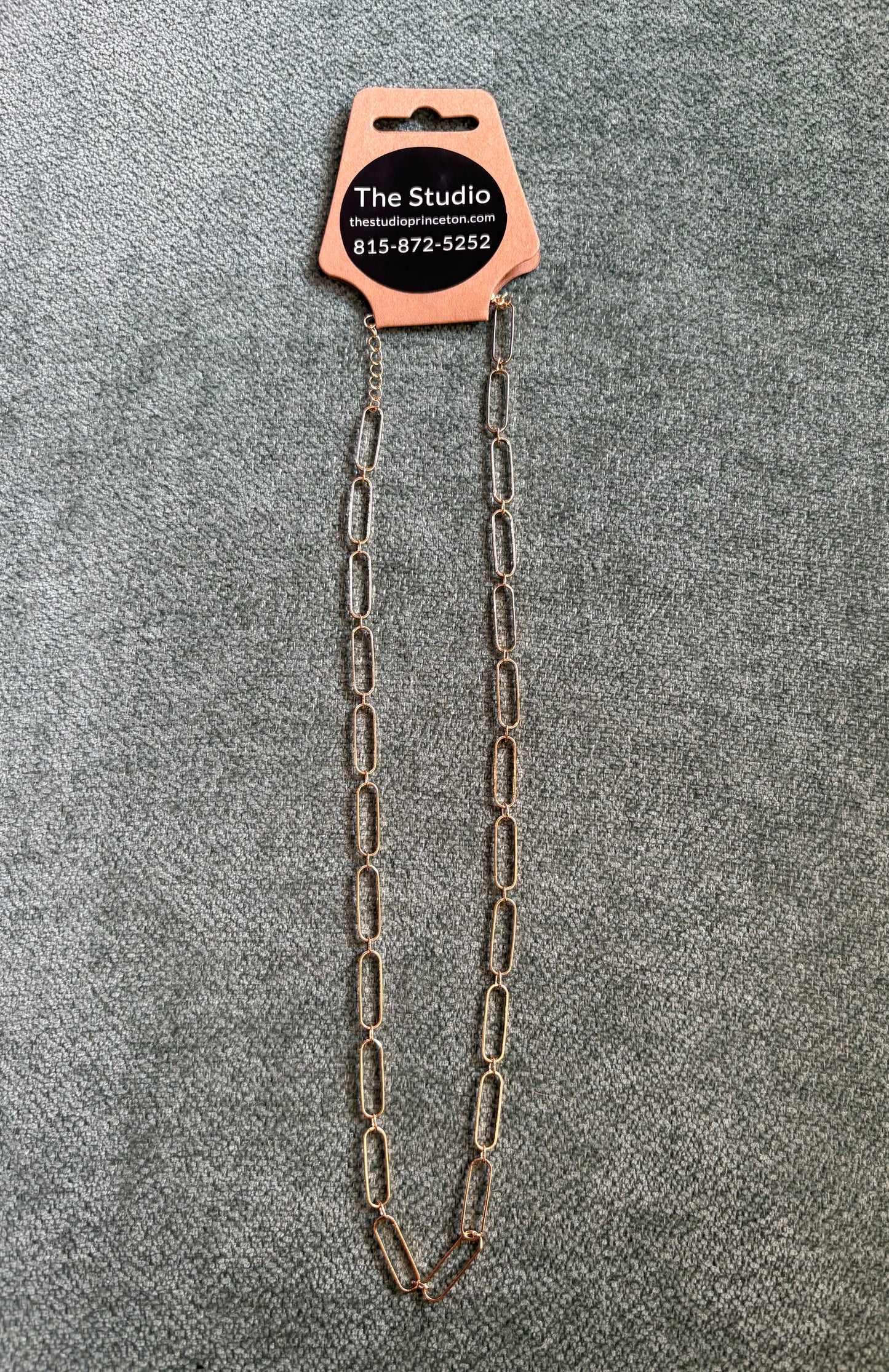 Gold Oval Chain