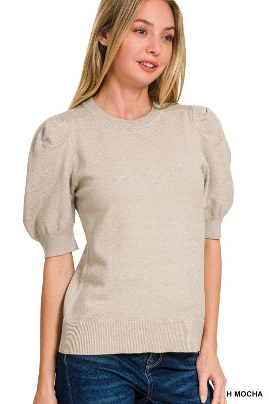Short Sleeve Sweater