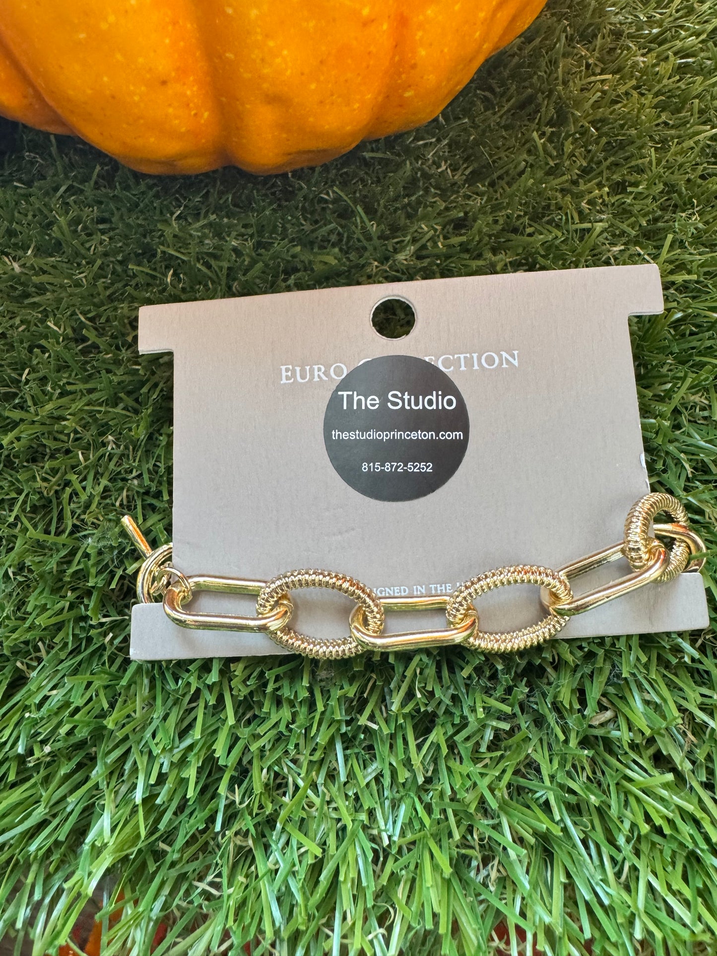 Ridged Chain Bracelet