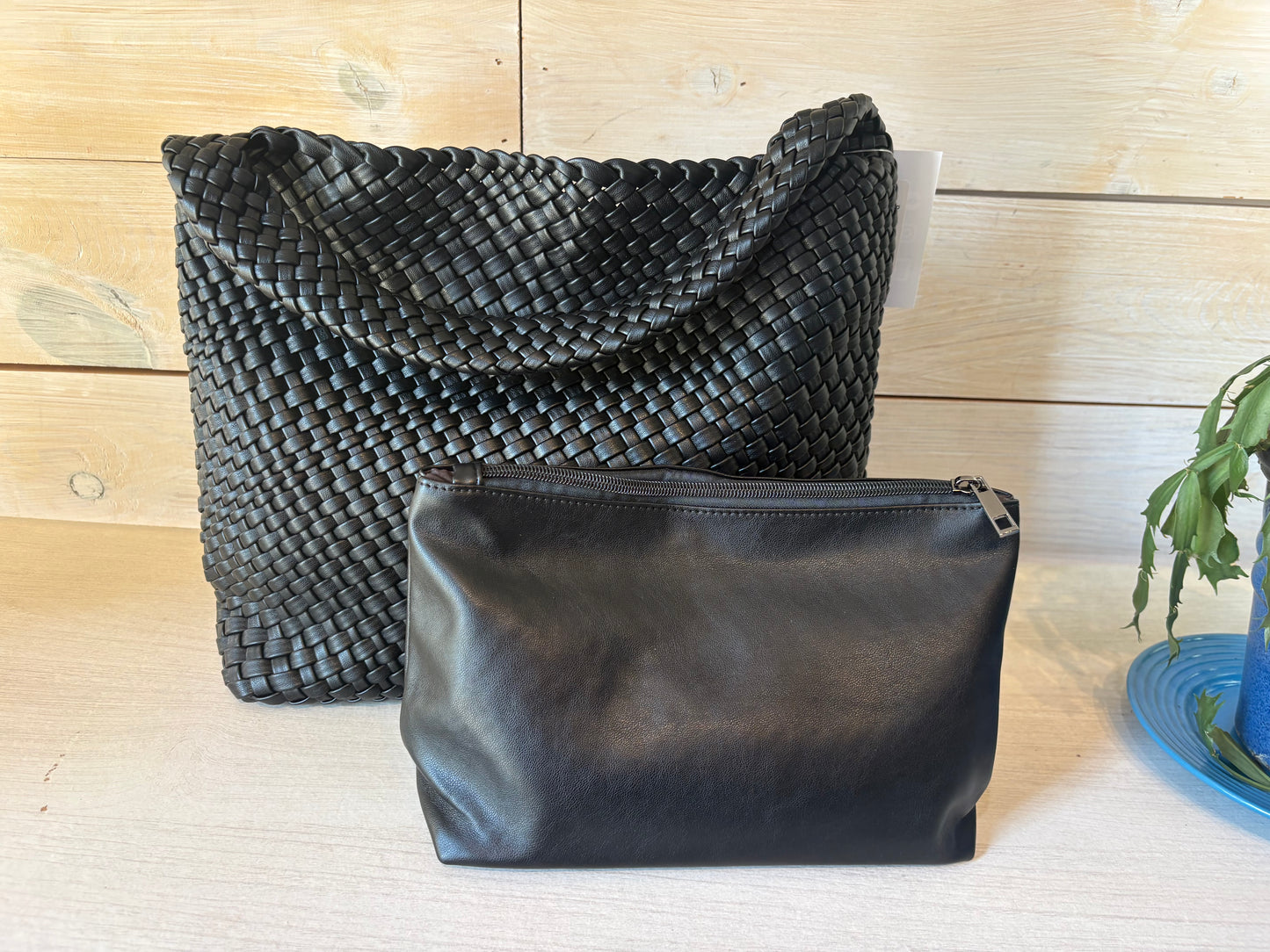 Braided Black Bag