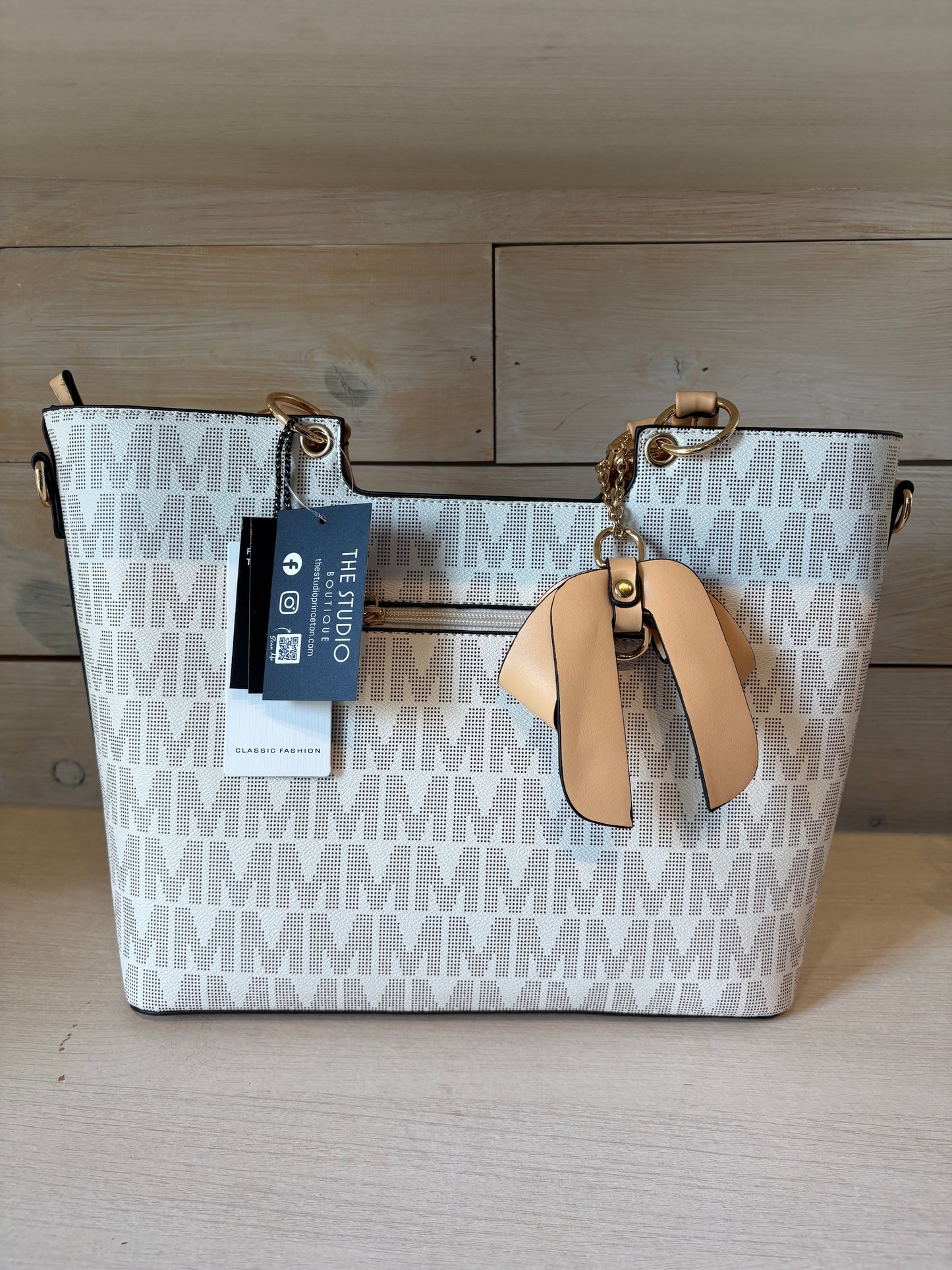 Fashion Leather Bow Purse