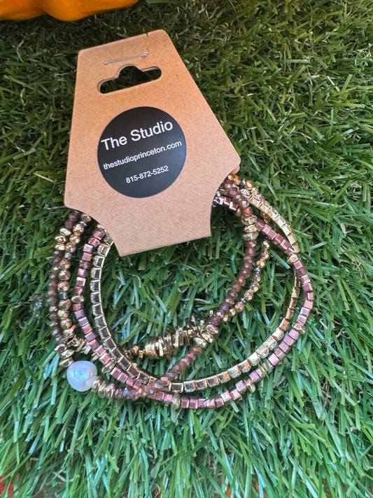 Gold Pearl Bracelet