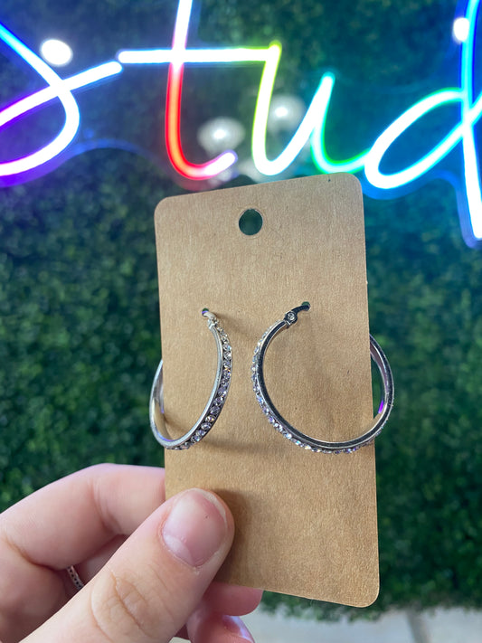 SMALL SPARKLE HOOPS