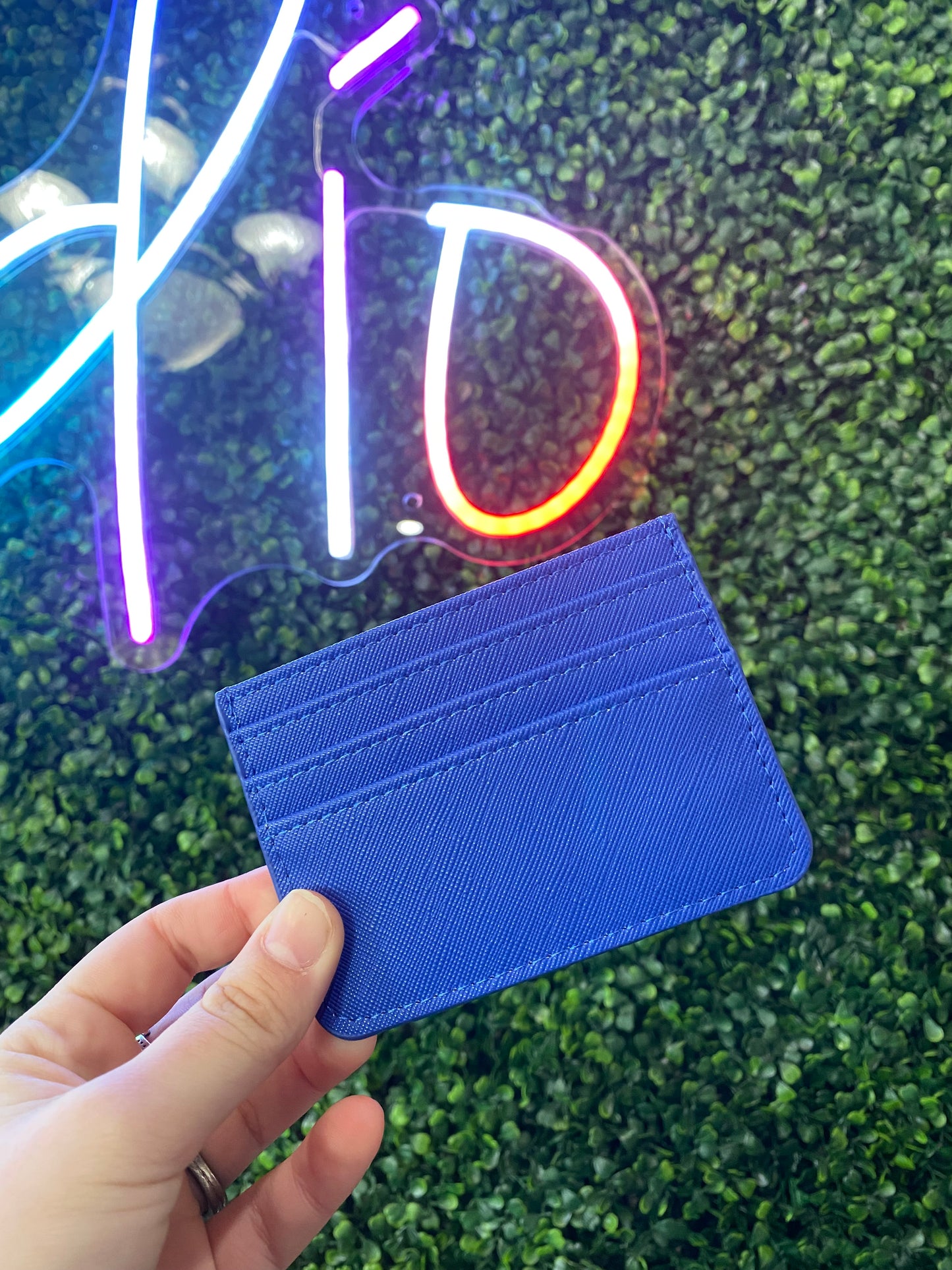 LEATHER CARD HOLDER