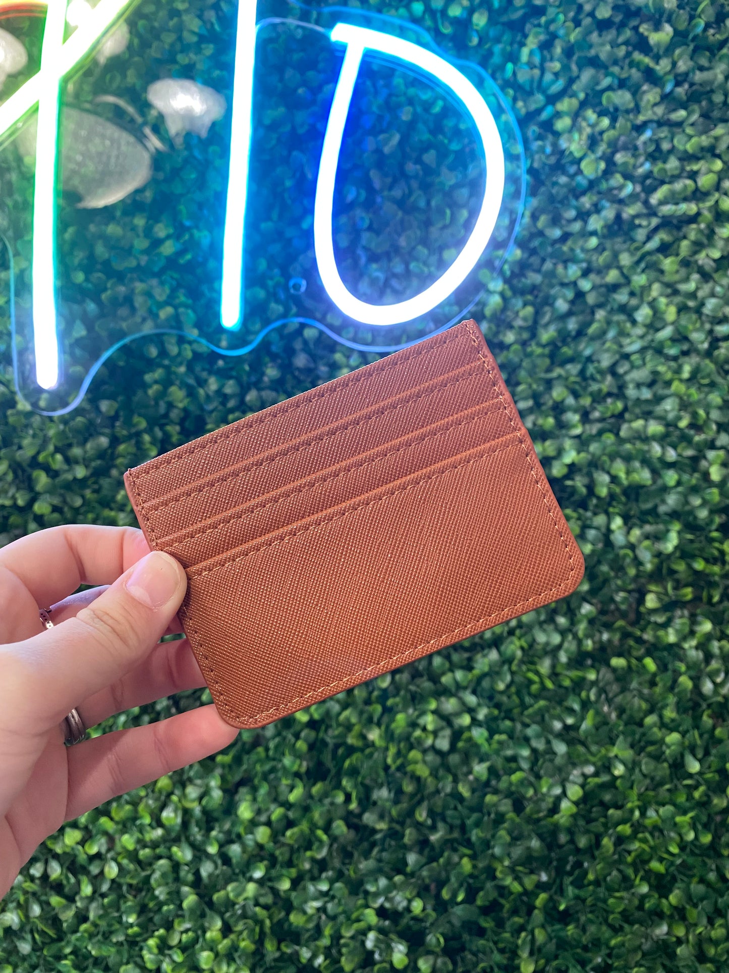 LEATHER CARD HOLDER