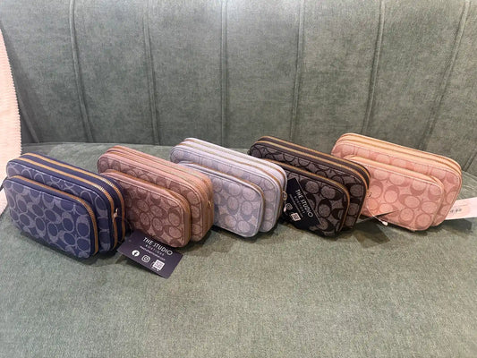 Tri-Compartment Crossbody