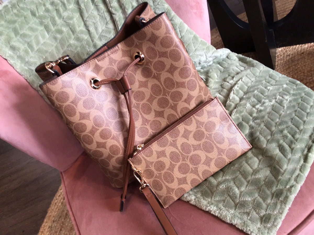 Drawstring Bucket Purse