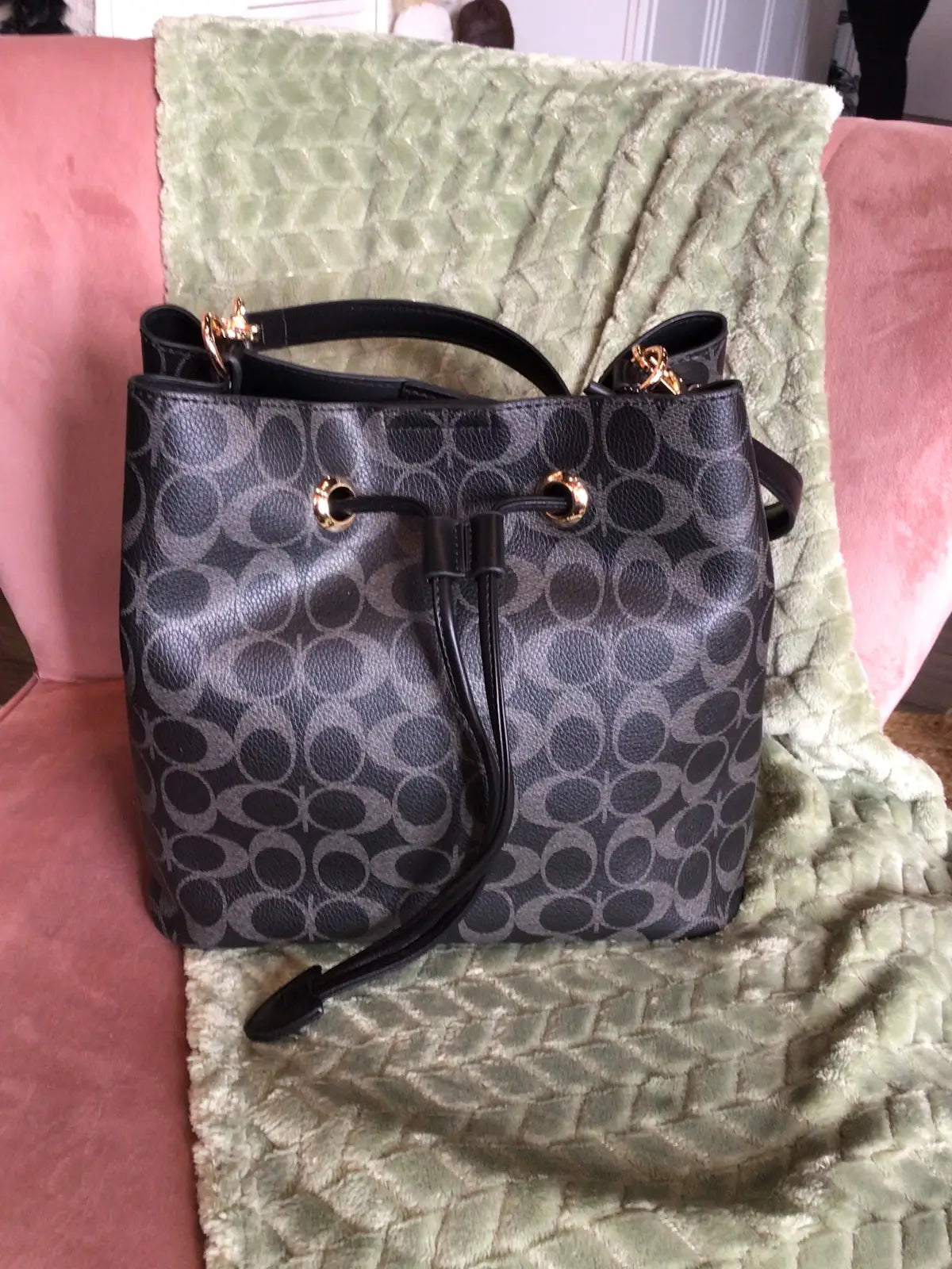 Drawstring Bucket Purse