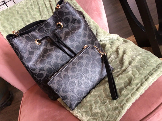 Drawstring Bucket Purse