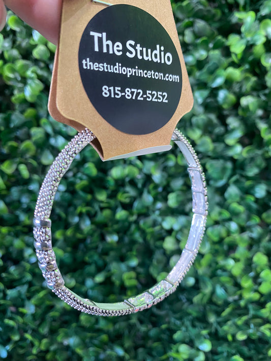 STACKABLE SILVER BRACELET