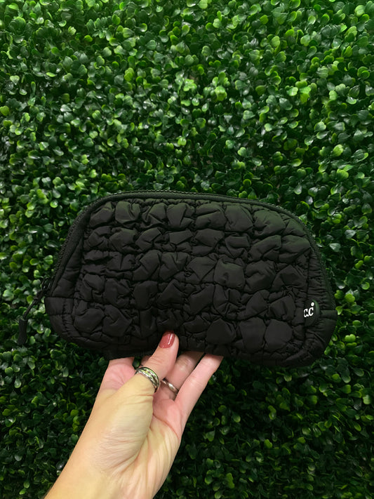 CC QUILTED PUFFER FANNY PACK